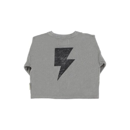 piupiuchick Terry longsleeve shirt Grey rock & roll