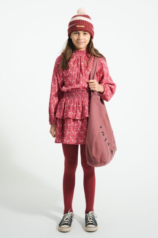 piupiuchick Short skirt Pink checkered flowers - Afbeelding 2