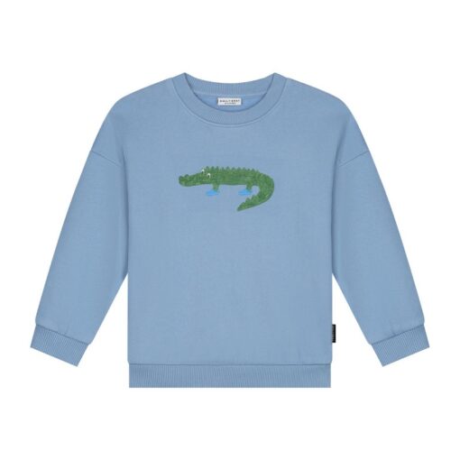 Daily Brat - Croco in Crocs sweater for ever blue