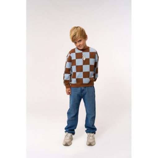 THE NEW Pollard Sweatshirt Toffee Check