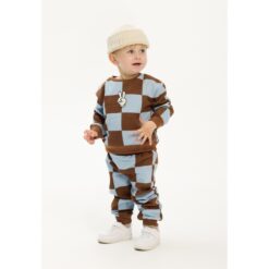 THE NEW Paulie Sweatshirt Toffee Check