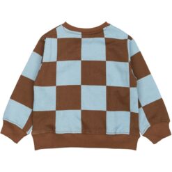 THE NEW Paulie Sweatshirt Toffee Check