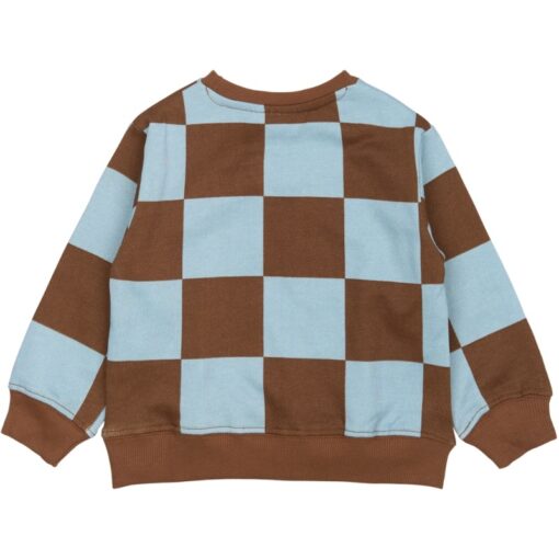 THE NEW Paulie Sweatshirt Toffee Check