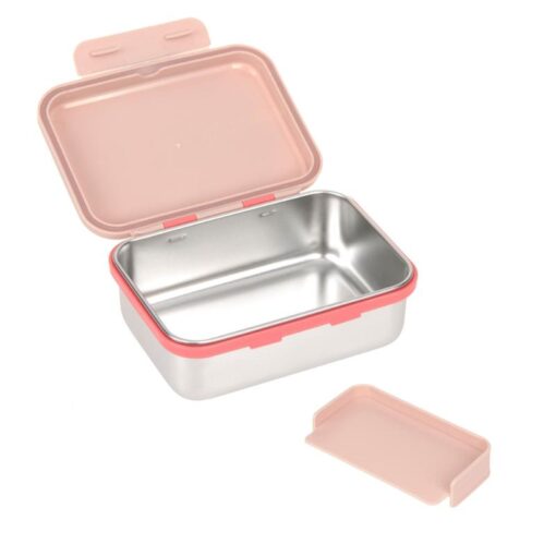 Lassig Stainless Steel Lunchbox Sunny Explorer rose pink - Afbeelding 3