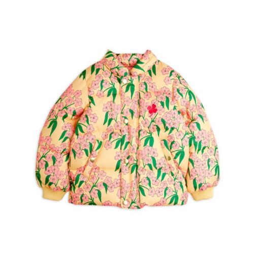 Mini Rodini Alpine Flowers aop hooded puffer - Afbeelding 3