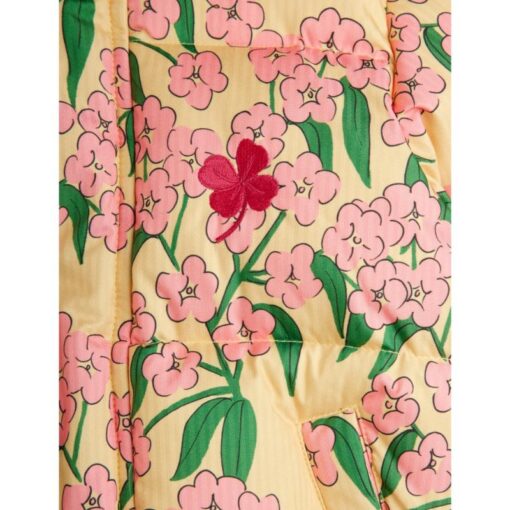 Mini Rodini Alpine Flowers aop hooded puffer - Afbeelding 5