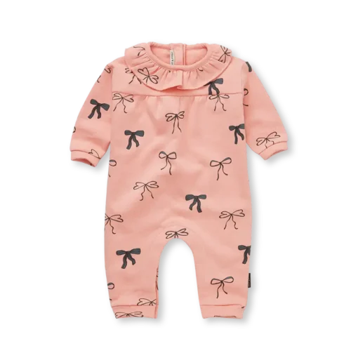Sproet & Sprout baby onesie ruffle bows print