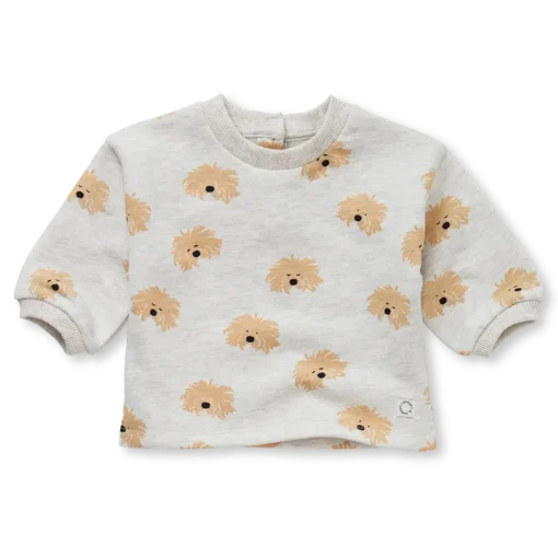 Sproet & Sprout baby sweatshirt dog print