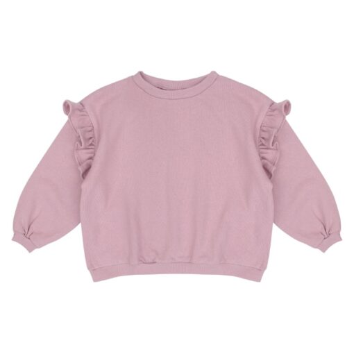 Jacky Sue Lois ruffle sweater - muted mauve