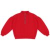Jacky Sue Zoe zip sweater - heart red