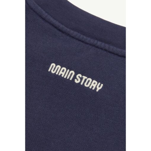 Main Story Bubble Sweatshirt Graystone Blue