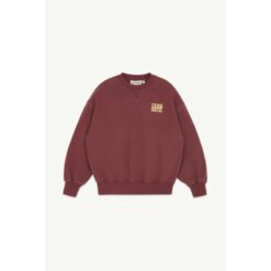 Main Story Crew Sweatshirt Burgundy Fleece