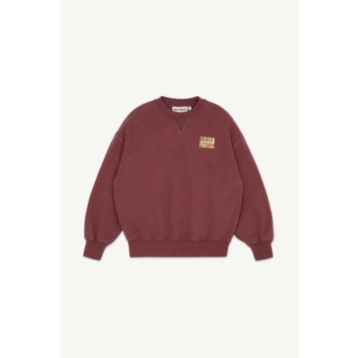 Main Story Crew Sweatshirt Burgundy Fleece