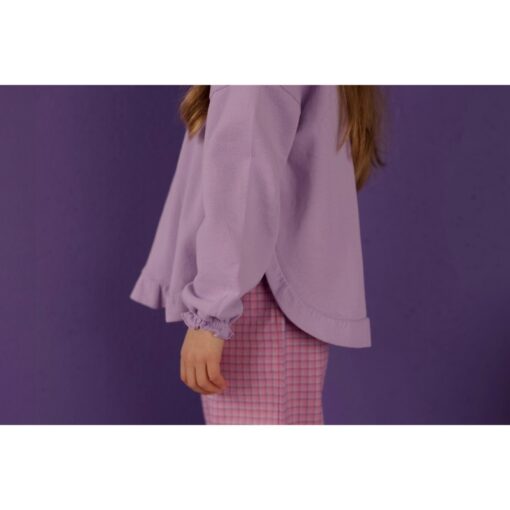 Nixnut Ruffled Sweater Lila - Afbeelding 3