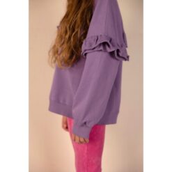 Nixnut Ruffled Sweater Lila
