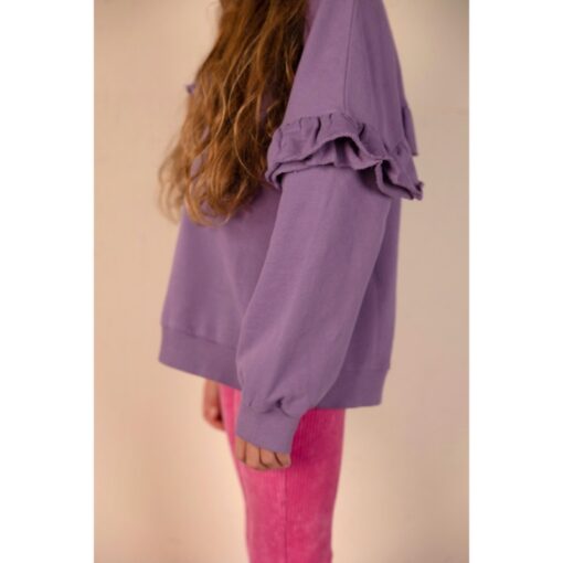 Nixnut Ruffled Sweater Lila