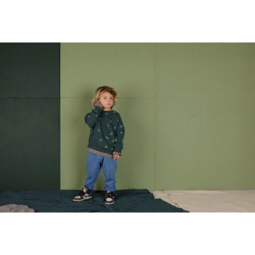 Nixnut Stamp Sweater Moss - Afbeelding 2