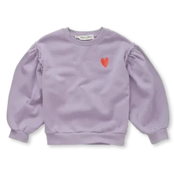 Sproet & Sprout sweatshirt puff sleeves heart