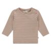 A Tiny Story baby t-shirt long sleeve cookie stripe