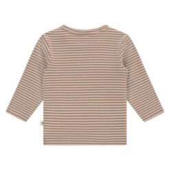 A Tiny Story baby t-shirt long sleeve cookie stripe