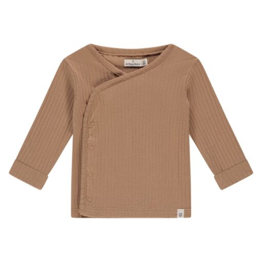 A Tiny Story baby t-shirt long sleeve crossover cookie