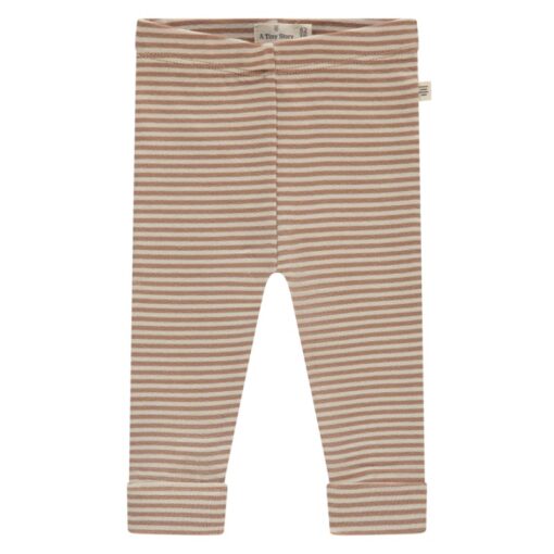 A Tiny Story baby pants cookie stripe
