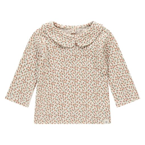 A Tiny Story baby t-shirt long sleeve flowers collar