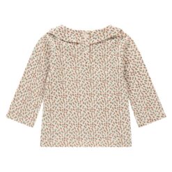 A Tiny Story baby t-shirt long sleeve flowers collar