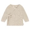 A Tiny Story baby cardigan crossbody snow