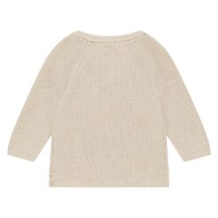 A Tiny Story baby cardigan crossbody snow