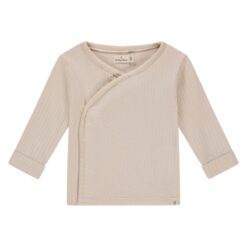 A Tiny Story baby t-shirt long sleeve crossover snow