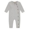 A Tiny Story baby suit long sleeve light grey melange