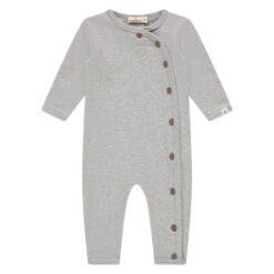 A Tiny Story baby suit long sleeve light grey melange