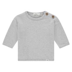 A Tiny Story baby pullover light grey melange