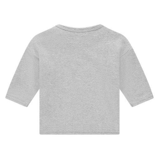 A Tiny Story baby pullover light grey melange