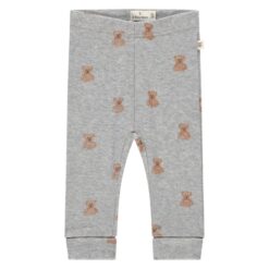 A Tiny Story baby pants bears light grey melange