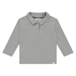 A Tiny Story baby t-shirt long sleeve steel collar