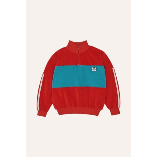 The Campamento Red Contrast Sweatshirt