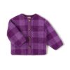 Nixnut Check Jacket Purple Checkered