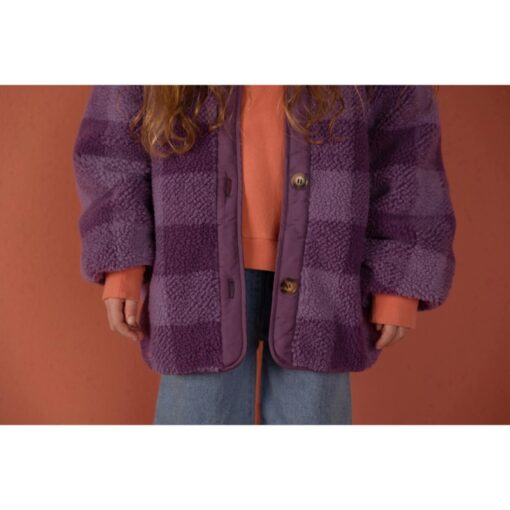 Nixnut Check Jacket Purple Checkered - Afbeelding 2