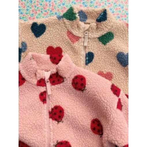 Konges Jody Teddy Jacket Ladybug Pink - Afbeelding 4