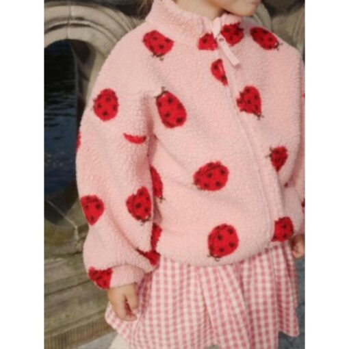 Konges Jody Teddy Jacket Ladybug Pink - Afbeelding 2