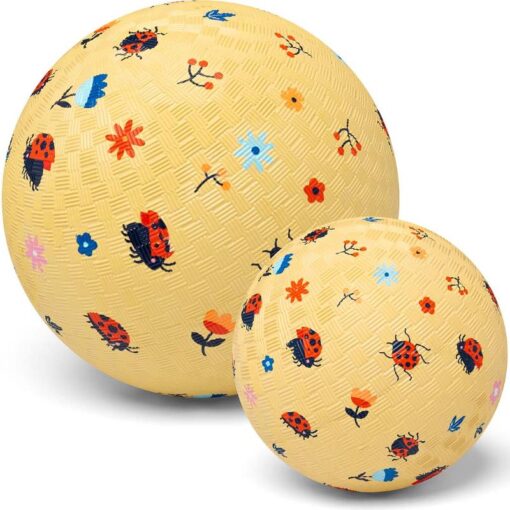 Little L speelbal lieveheersbeestje 13 cm - Afbeelding 2
