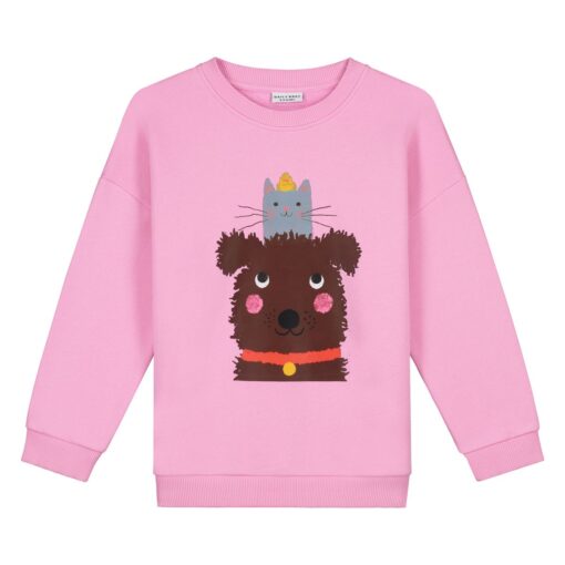 Daily Brat Mcsnuggles Sweater Meowsie Sweater Rose Radiance