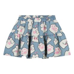 Daily Brat Fluffykins Denim Skirt Light Blue
