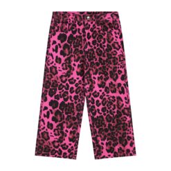 Call Me Frankie Leopard Pants Pink