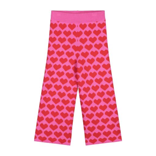 Call Me Frankie Knitted Heart Pants