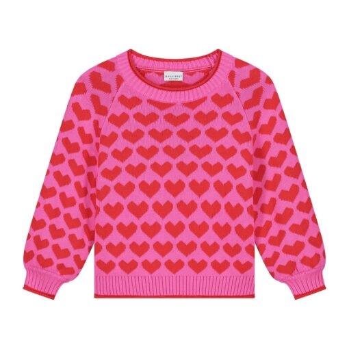 Call Me Frankie Heart Knitted Sweater