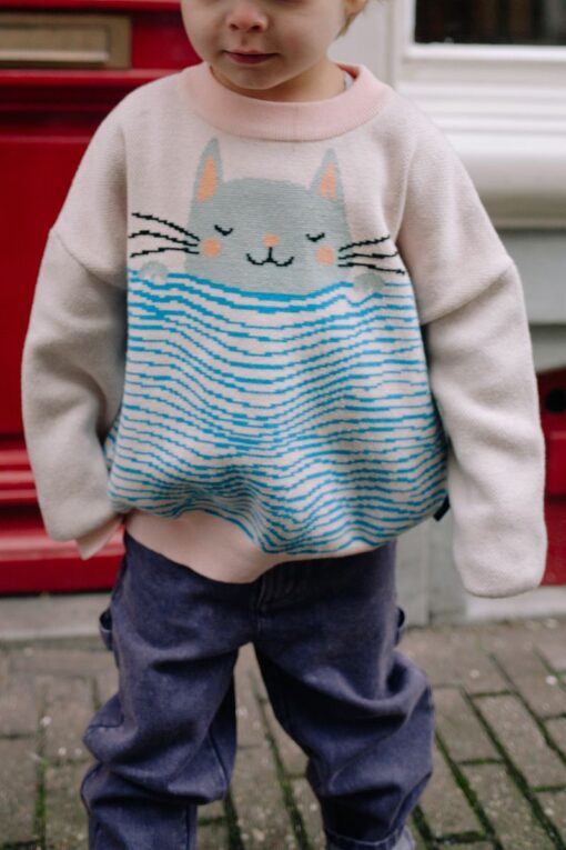 Daily Brat Fluffington Knitted Sweater Soft Nappy