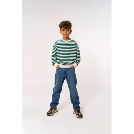 THE NEW Nero Sweatshirt Alpine Green Striped - Afbeelding 3